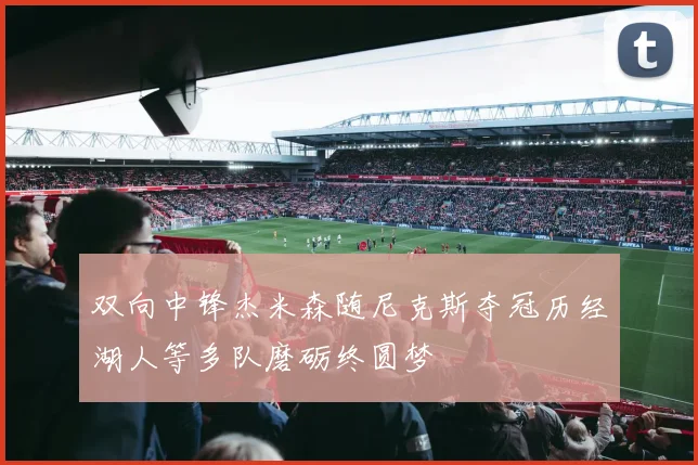 双向中锋杰米森随尼克斯夺冠历经湖人等多队磨砺终圆梦